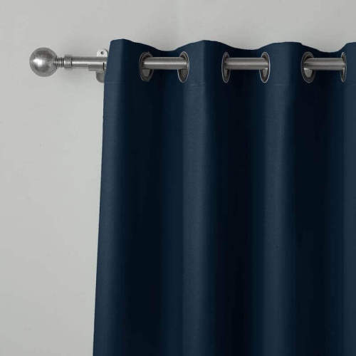 Extra Long Loft Drapes Thermal Insulated Blackout Antique Bronze Grommet Curtain Heavy Weight GRAPE
