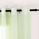CUSTOM Scandina Kiwi Indoor Outdoor Sheer Curtain Voile Drapery