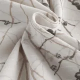 Plum Blossom Polyester Curtain Drape ASTRID