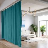 Ceiling Track Room Divider Flame Retardant Fireproof Curtain Kit for Any Space