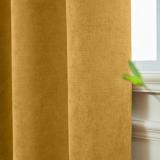 KANTE Polyester Cotton Drapery With Lining Curtains