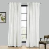 LIZ 4-in-1 Header Type Polyester Linen Curtain Drapery Custom