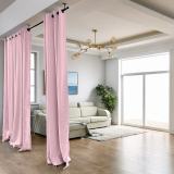 Hanging Rod Room Divider Curtain Kit for Any Space