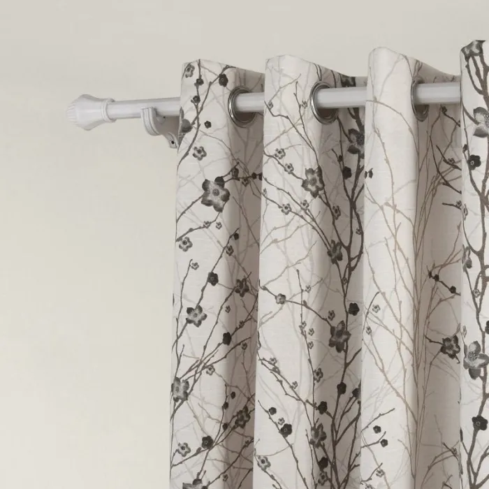 Plum Blossom Polyester Curtain Drape ASTRID