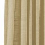 AMARA Polyester Linen Curtain Drapery With Decorative Trim Custom Sold Per Pair