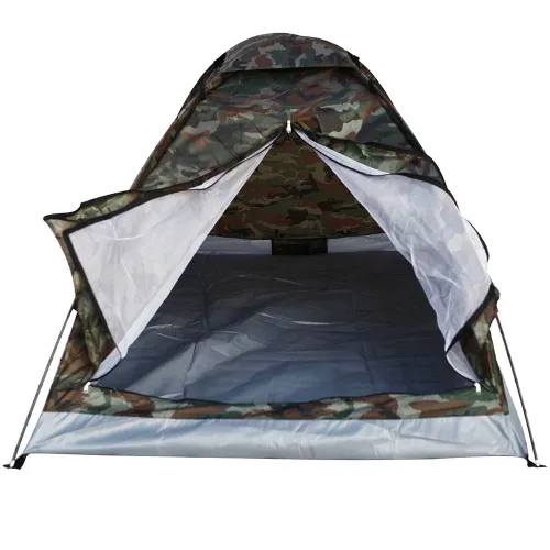 1.2KG TOMSHOO 2 Person Tent Ultralight Single Layer Water Resistance Camping Tent PU1000mm with Carry Bag for Hiking Traveling