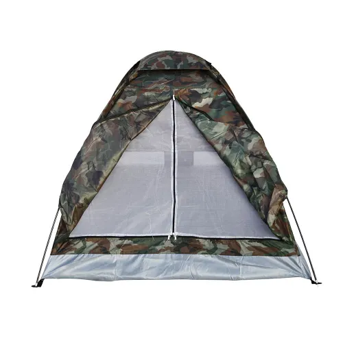 1.2KG TOMSHOO 2 Person Tent Ultralight Single Layer Water Resistance Camping Tent PU1000mm with Carry Bag for Hiking Traveling