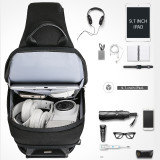 Mark Ryden ใหม่ Anti - thief Crossbody กระเป๋ากันน้ำผู้ชายกระเป๋าสะพายกระเป๋า 9.7 นิ้ว Ipad กระเป๋าสะพายแฟชั่น