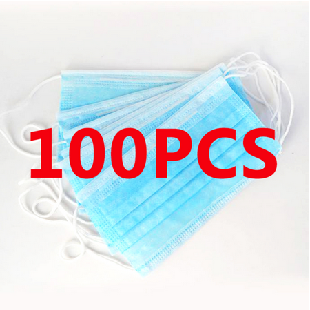 Filter 3-ply Disposable Face Mask Personal protection dust-proof Anti Spittle Eye Mask for Earloop