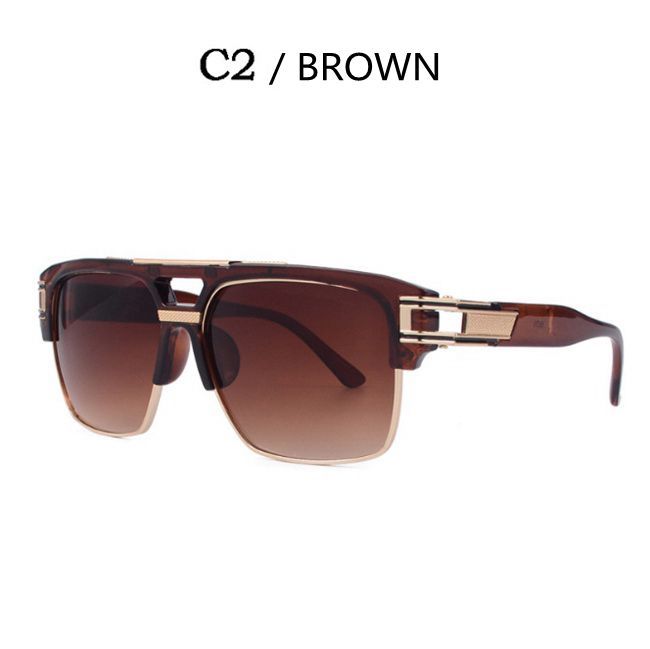 polarized sunglasses mens gradient lens grandmaster classic vintage retro fashion design sun glasses for men