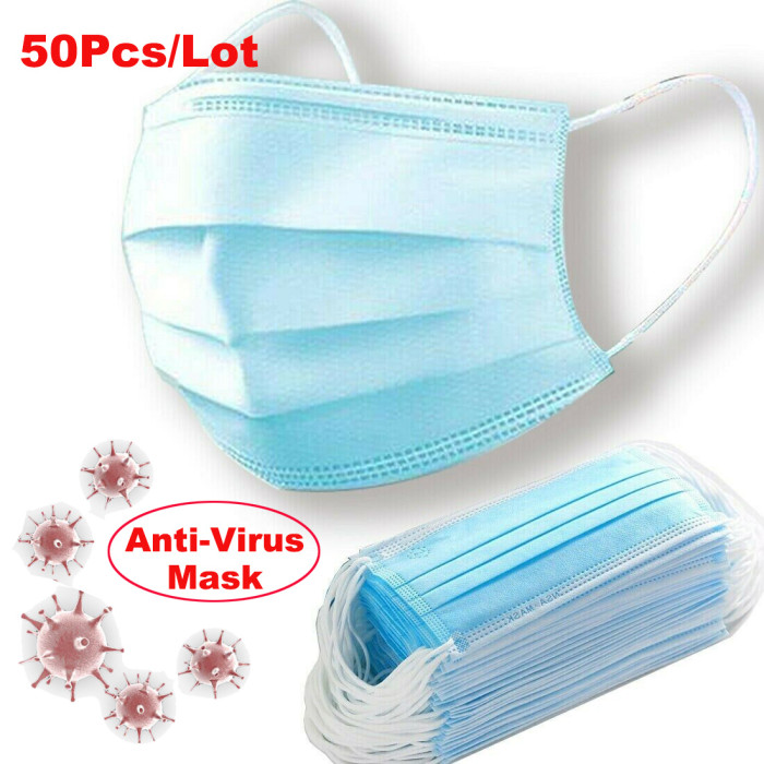 Filter 3-ply Disposable Face Mask Personal protection dust-proof Anti Spittle Eye Mask for Earloop