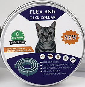 flea and tick prevention collar for dogs cats 100% natural 2 pack