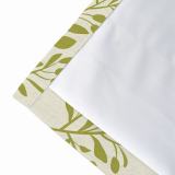 Nature Print Polyester Linen Curtain Drapery JASPER