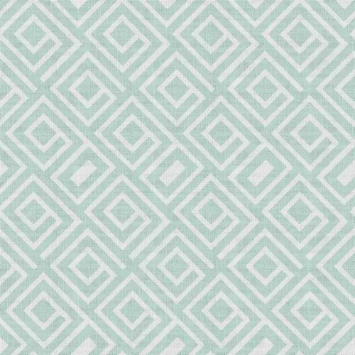 Geometric Print Polyester Linen Curtain Drapery ATELIER