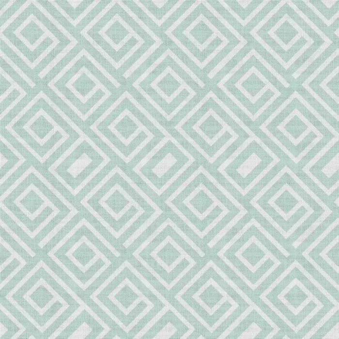 Geometric Print Polyester Linen Curtain Drapery ATELIER