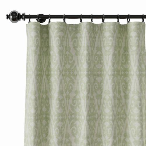 Geometric Print Polyester Linen Curtain Drapery EMPORIO
