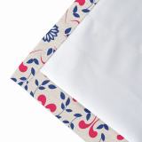 Floral Print Polyester Linen Curtain Drapery OPHELIA