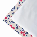 Floral Print Polyester Linen Curtain Drapery OPHELIA
