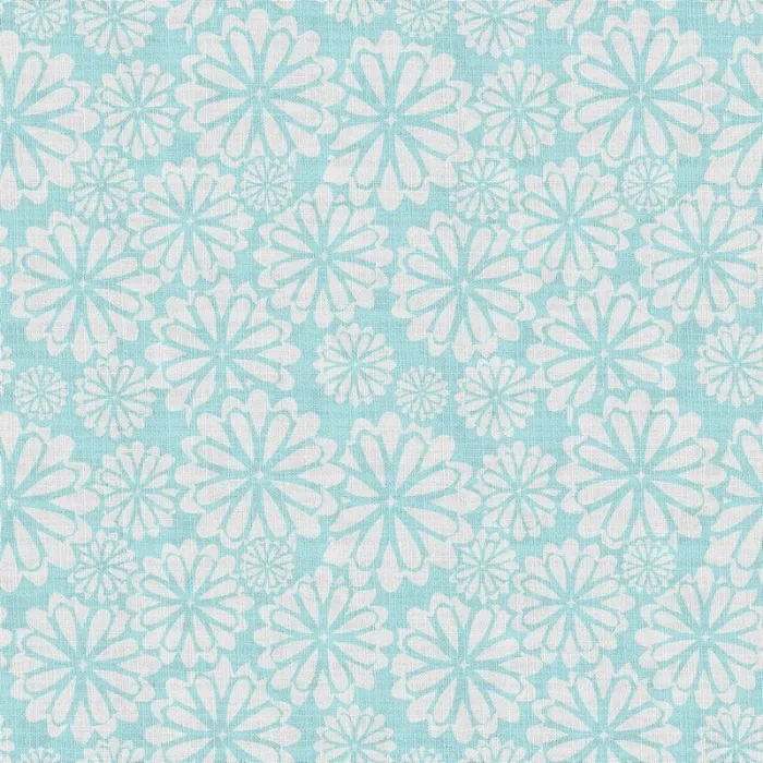 Geometric Print Polyester Linen Curtain Drapery CROWN
