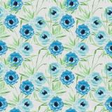 Floral Print Polyester Linen Curtain Drapery BENJIMAN