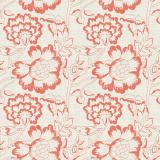 Floral Print Polyester Linen Curtain Drapery ELK
