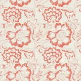 Floral Print Polyester Linen Curtain Drapery ELK