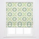 TUSCANY Nature Print Polyester Linen Roman Shade