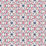 Floral Print Polyester Linen Curtain Drapery OPHELIA