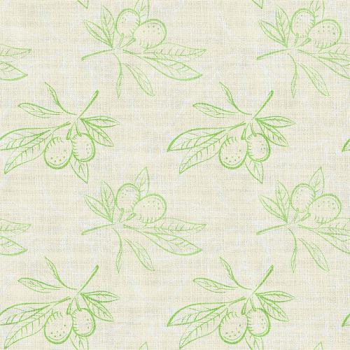 Nature Print Polyester Linen Curtain Drapery ATTICUS
