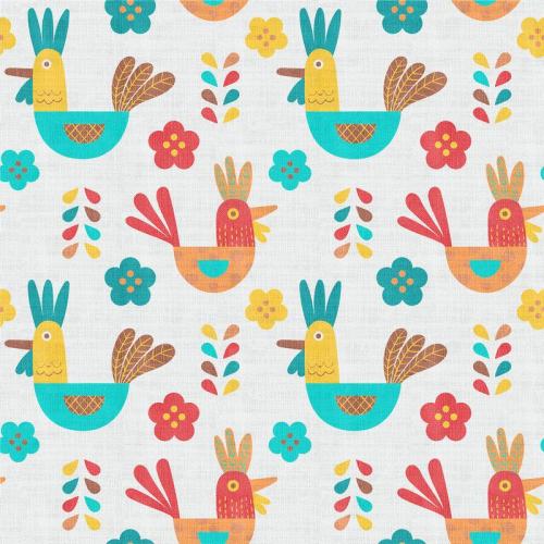 Animals Print Polyester Linen Curtain Drapery HARRY