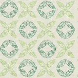 Nature Print Polyester Linen Curtain Drapery TUSCANY