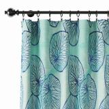 Abstract Print Polyester Linen Curtain Drapery THEODORE