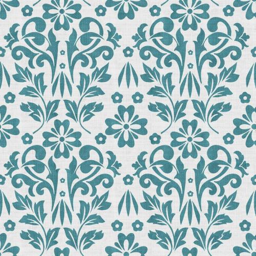 Nature Print Polyester Linen Curtain Drapery ARLO