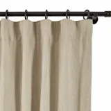 Geometric Print Polyester Linen Curtain Drapery CROWN