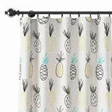 Spring Print Polyester Linen Curtain Drapery OILPAINTING