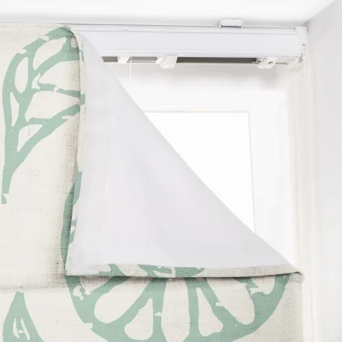 CASHMERE Nature Print Polyester Linen Roman Shade
