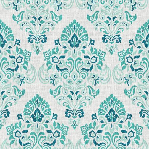 Nature Print Polyester Linen Curtain Drapery ELIJAH