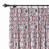Floral Print Polyester Linen Curtain Drapery OPHELIA