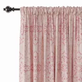 Geometric Print Polyester Linen Curtain Drapery KRISTINE