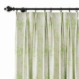 Nature Print Polyester Linen Curtain Drapery ATTICUS