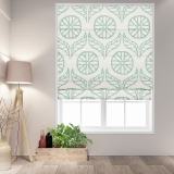 CASHMERE Nature Print Polyester Linen Roman Shade