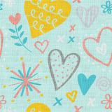 Kids Print Polyester Linen Curtain Drapery FINN