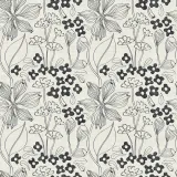 Floral Print Polyester Linen Curtain Drapery BAHAZHA