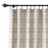 Geometric Print Polyester Linen Curtain Drapery SUMA