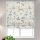 LUNA Rural Pastoral Print Polyester Cotton Roman Shade