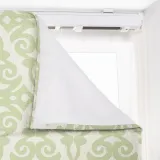 EMPORIO Geometric Print Polyester Linen Roman Shade