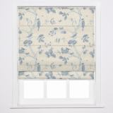 LUNA Rural Pastoral Print Polyester Cotton Roman Shade