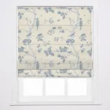 LUNA Rural Pastoral Print Polyester Cotton Roman Shade