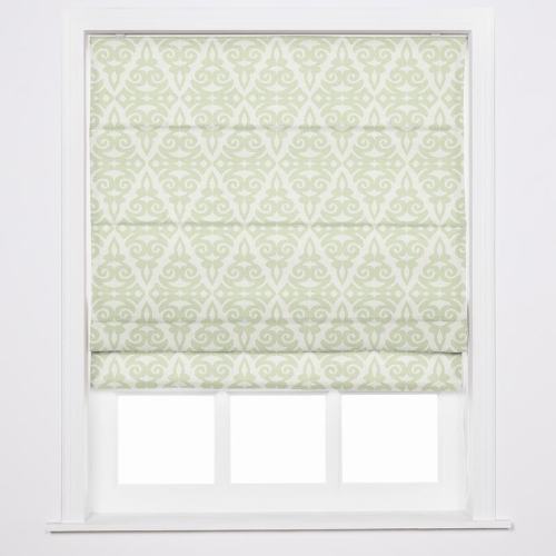 EMPORIO Geometric Print Polyester Linen Roman Shade