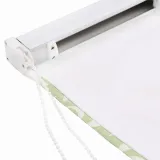 EMPORIO Geometric Print Polyester Linen Roman Shade